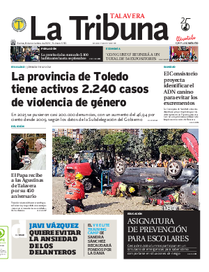 Portada La Tribuna de Talavera