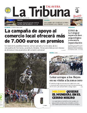 Portada La Tribuna de Talavera