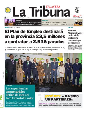 Portada La Tribuna de Talavera