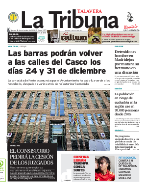 Portada La Tribuna de Talavera