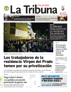 Portada La Tribuna de Talavera