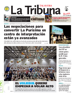 Portada La Tribuna de Talavera