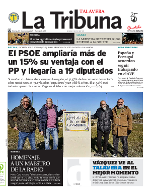 Portada La Tribuna de Talavera