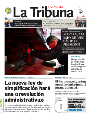 Portada La Tribuna de Talavera