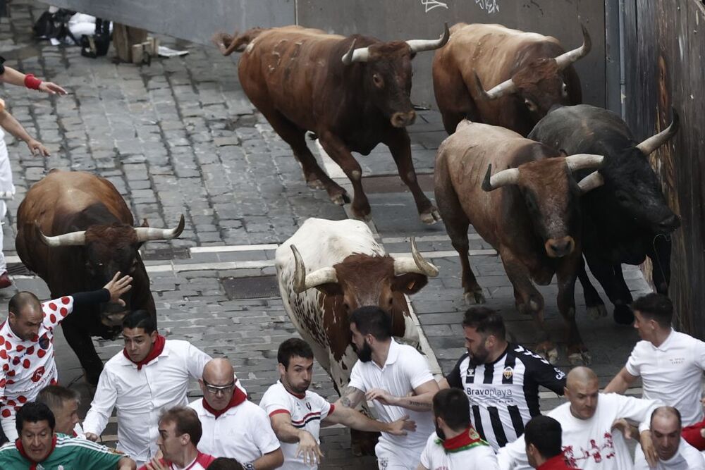 Octavo y último encierro de las fiestas de San Fermín