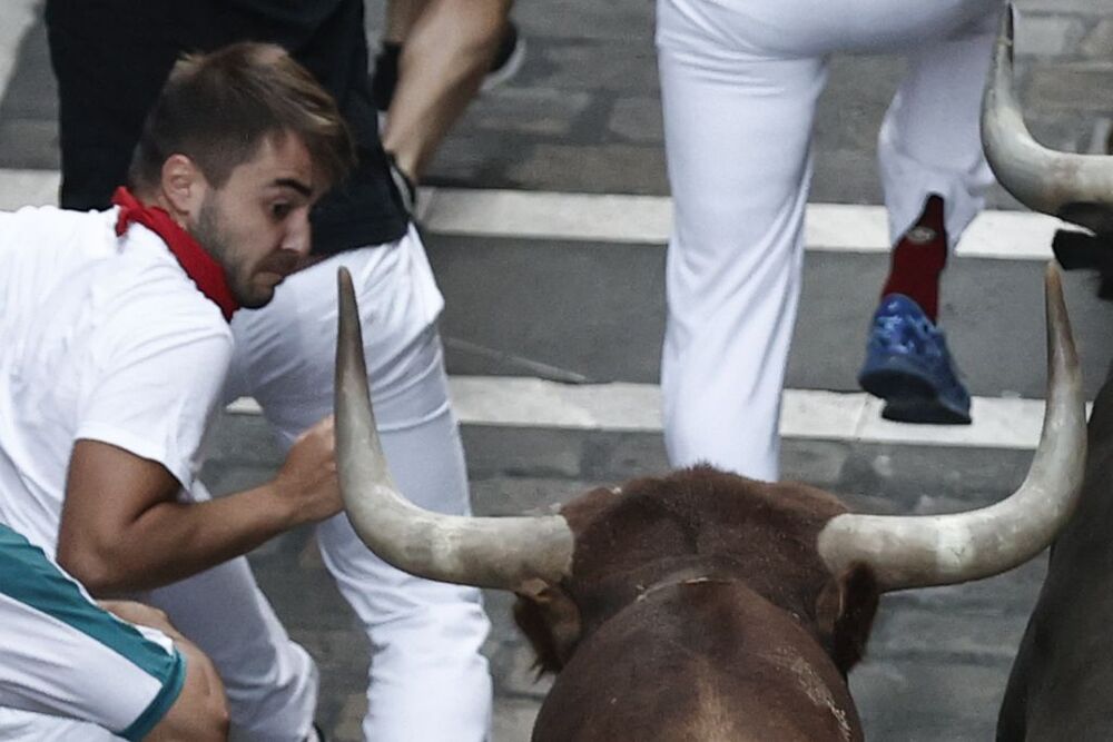 Octavo y último encierro de las fiestas de San Fermín  / JESUS DIGES