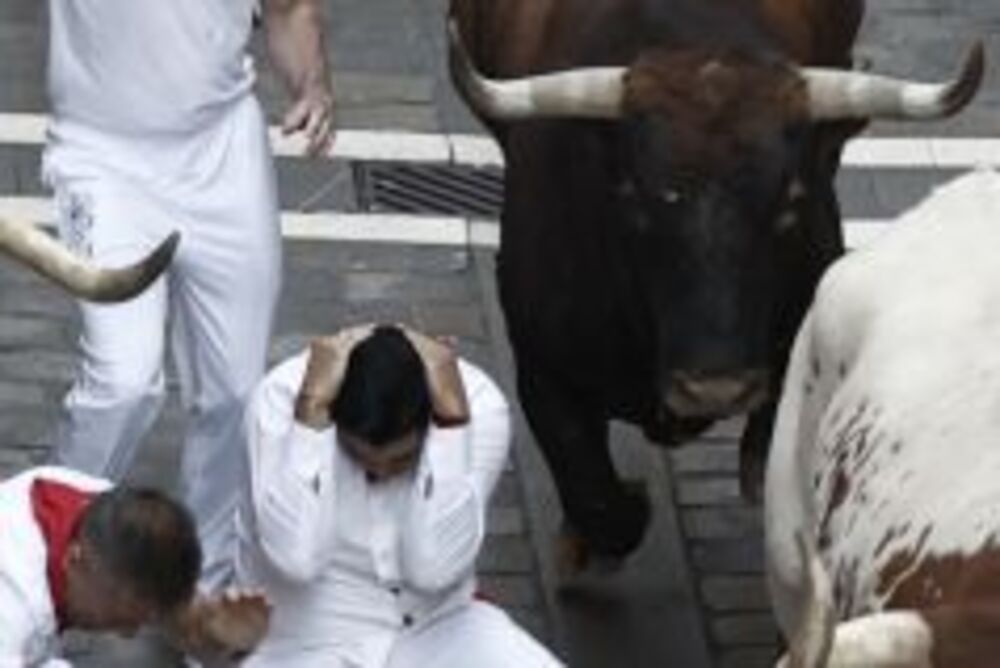 Octavo y último encierro de las fiestas de San Fermín  / JESÚS DIGES