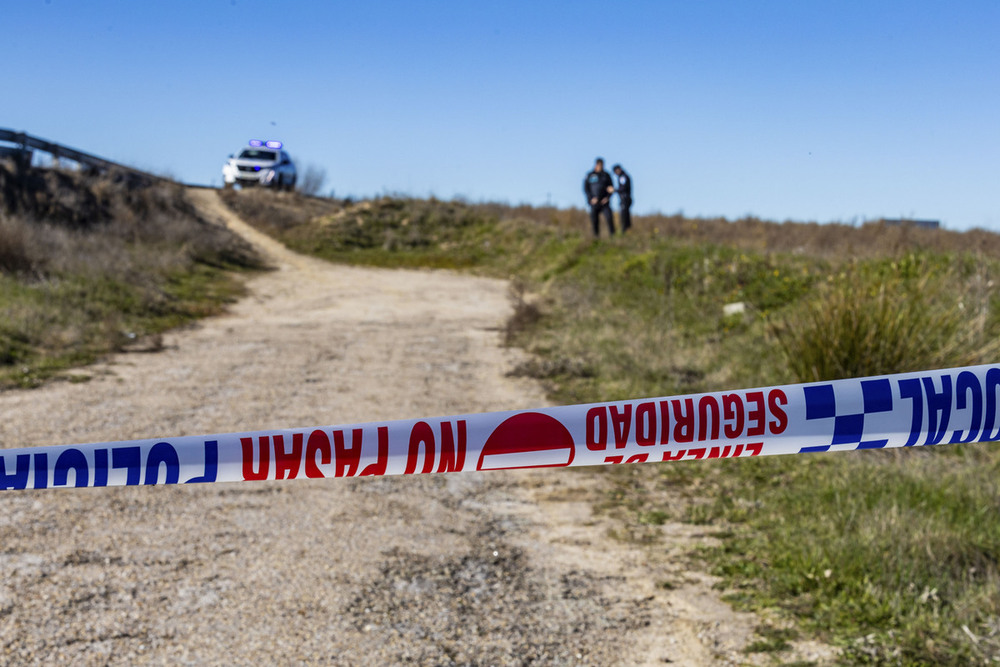 Vista del lugar donde los cuerpos de los dos hermanos de 45 y 49 años fueron localizados.