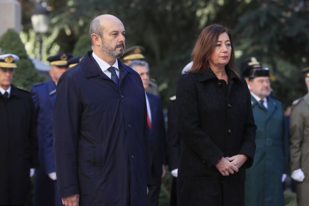 Los presidentes del Senado, Pedro Rollán, y del Congreso, Francina Armengol