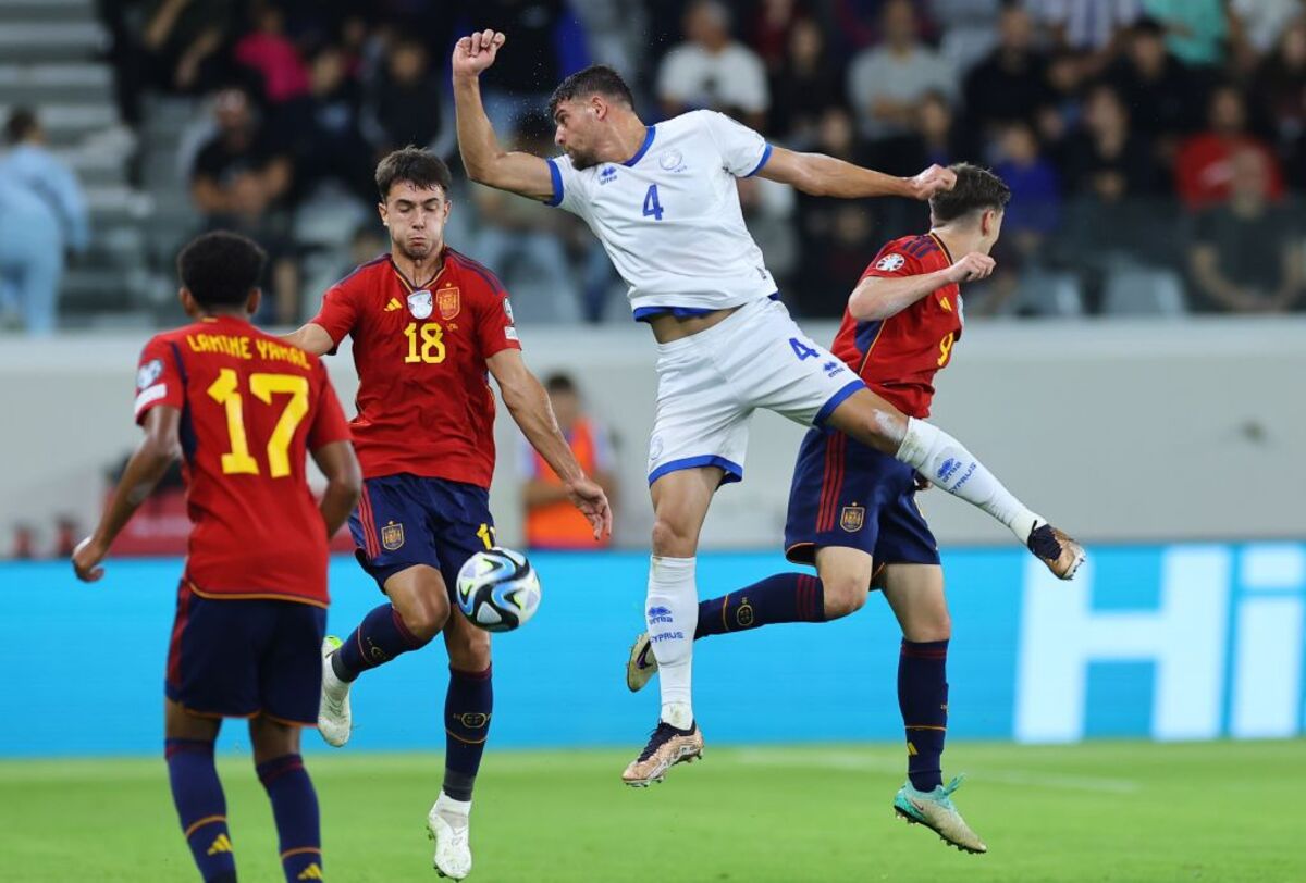 UEFA EURO 2024 qualification - Cyprus vs Spain  / STR