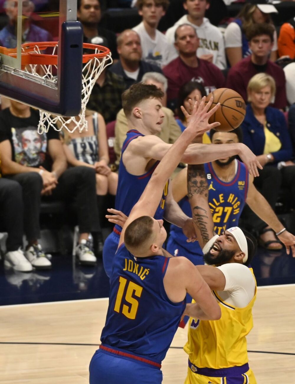 NBA Western Conference Finals - Los Angeles Lakers at Denver Nuggets  / BOB PEARSON