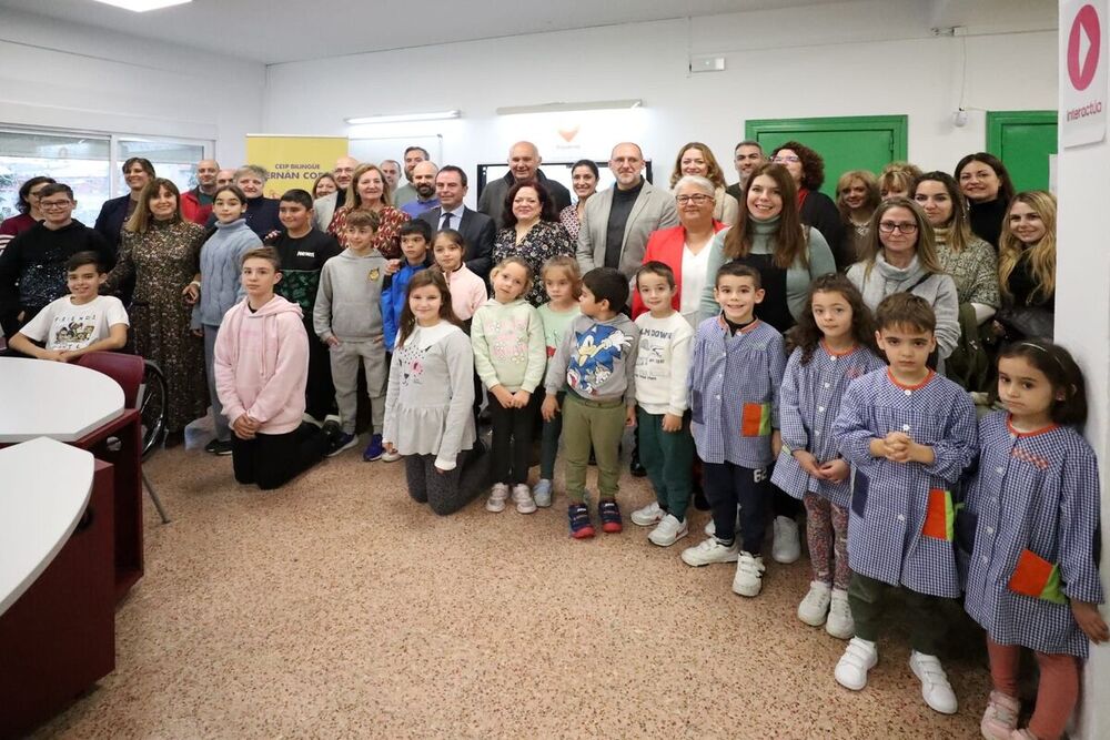 El CEIP Hernán Cortés inaugura su Aula del Futuro 