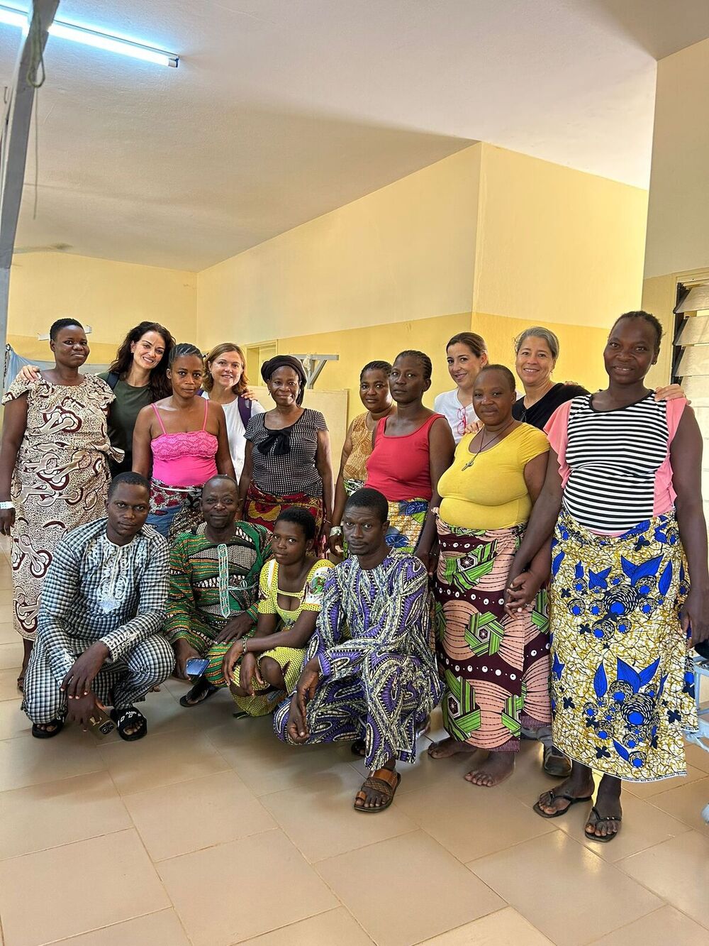 La ginecóloga del HM IMI Toledo, María José Galán, durante su visita a Benin.