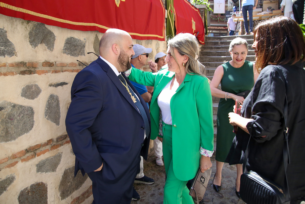 Milagros Tolón asiste a la Misa de la Virgen de la Estrella