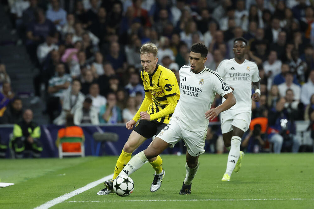 Vinícius entona al Real Madrid antes del Clásico

