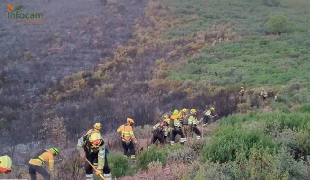 Ya han ardido 400 hectáreas en Argamasilla de Calatrava