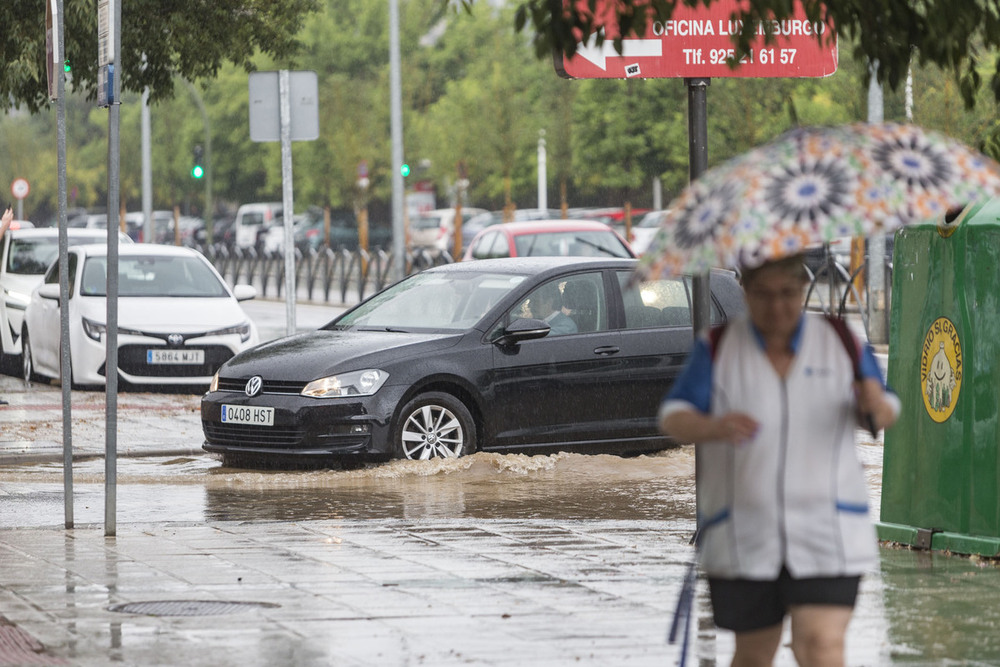 Las lluvias dejan varias incidencias a su paso por Toledo