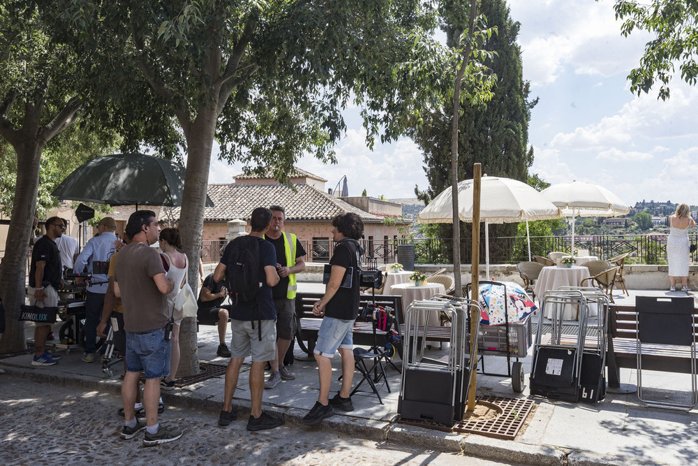 Rodaje ayer en Toledo de 'Sueños de libertad'.