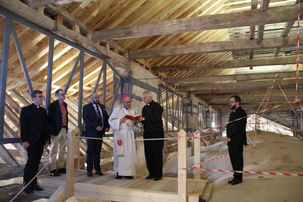 Restauración exprés de la colegiata de Yepes