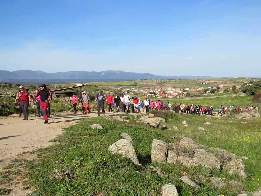 170 personas participan en la ruta por las vías pecuarias