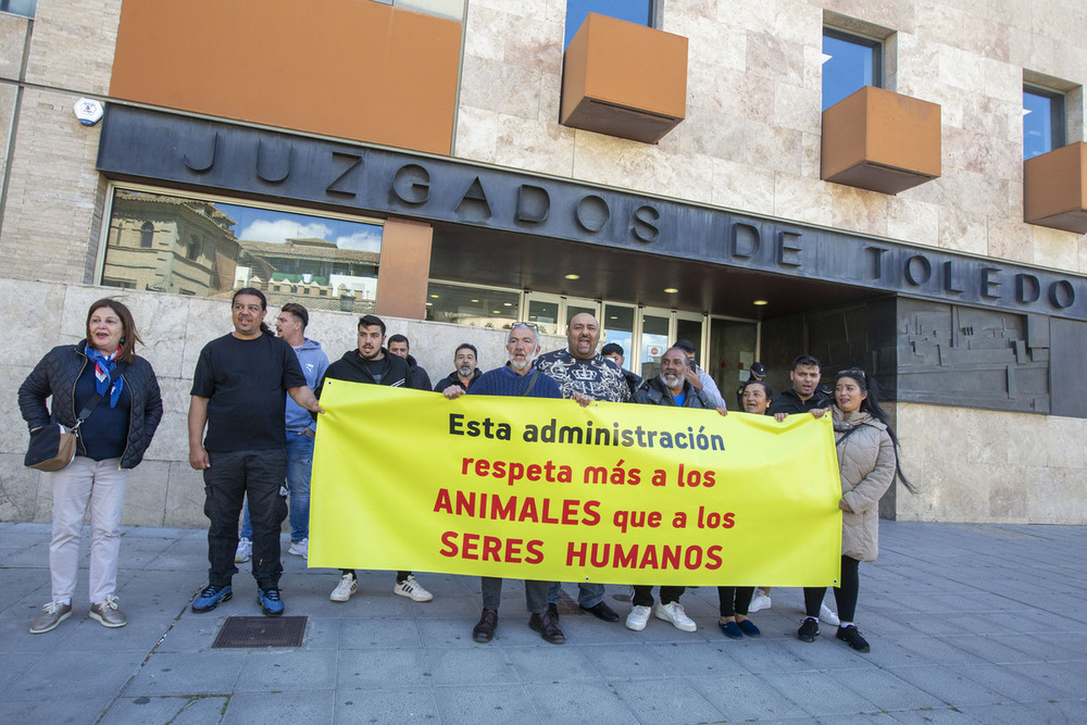 Sociedad Gitana reclama justicia en los Juzgados de Toledo