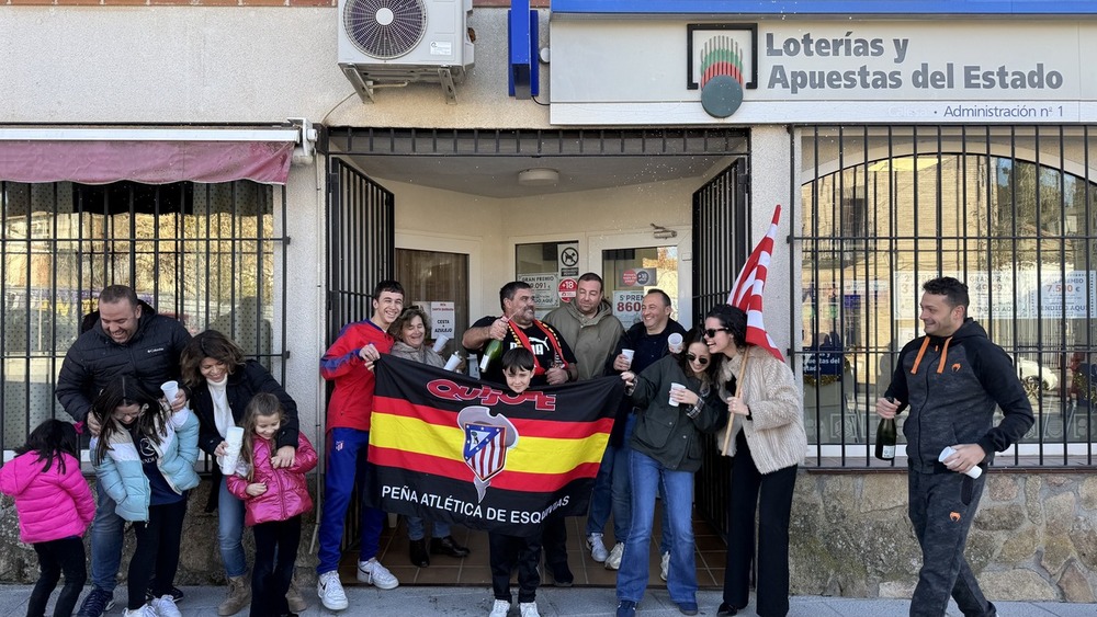 Un quinto premio muy ‘colchonero’ en Esquivias