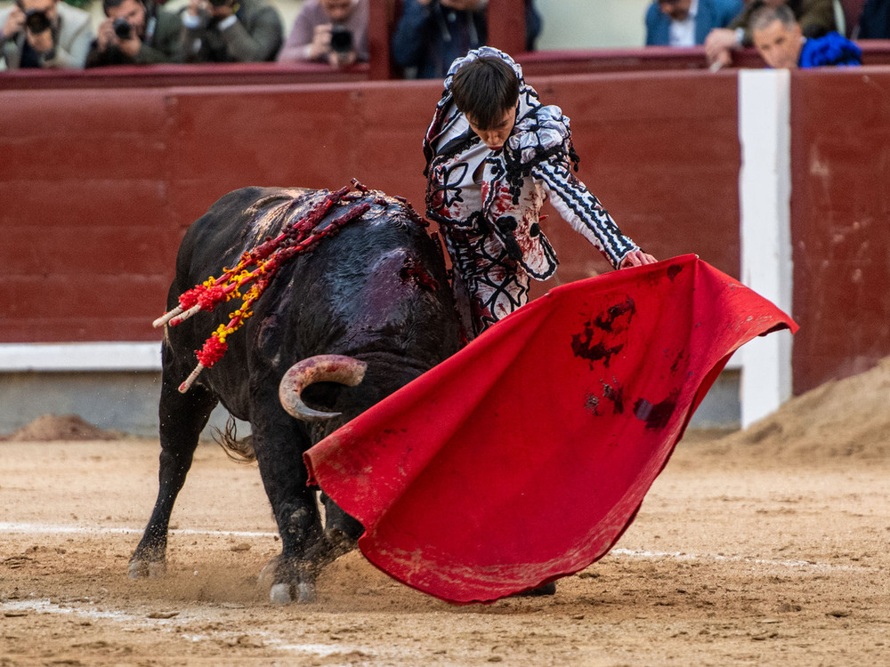 Espada firmó lo mejor de la tarde en sendas actuaciones privadas de premio por el uso de la espada.