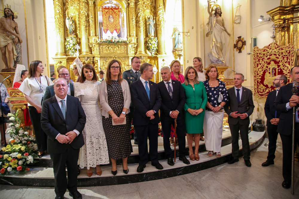 Milagros Tolón participa en la Misa del Cristo de Urda