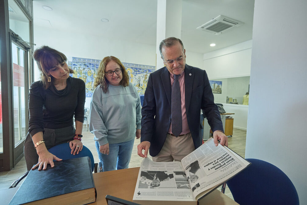 El alcalde visita las instalaciones de La Tribuna de Talavera