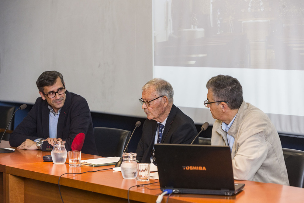 Nicolau y Díaz presentaron el hallazgo en la Real Fundación de Toledo.