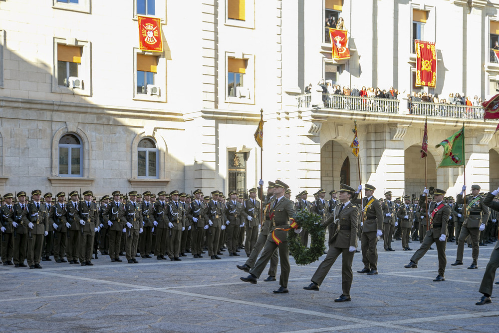 La Academia de Infantería reúne 600 efectivos en la Inmaculada