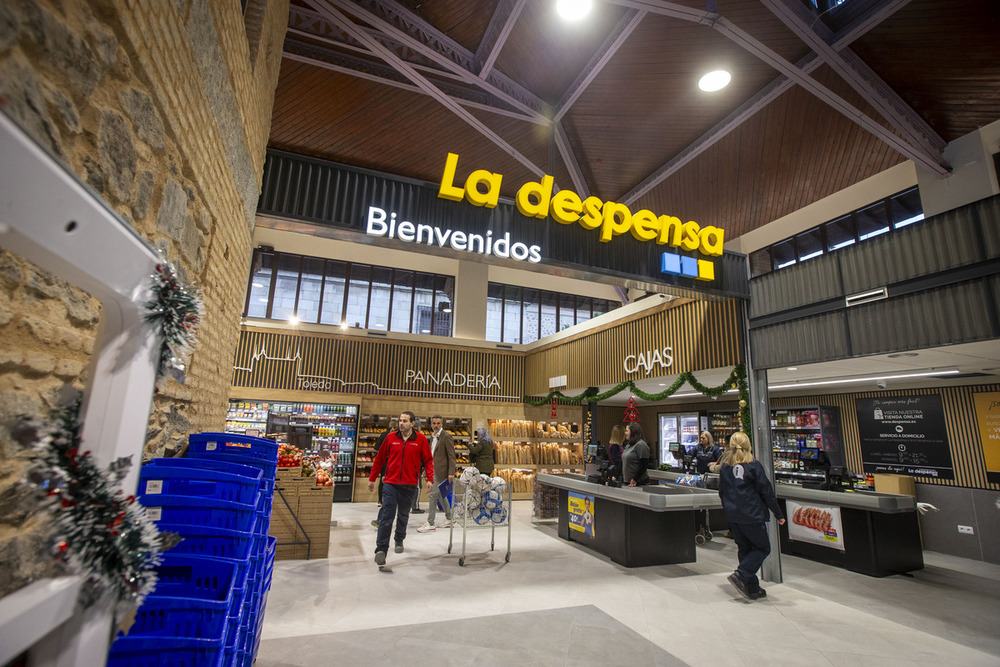 Interior del Mercado de Abastos.