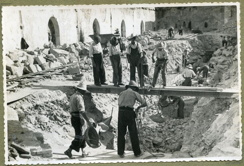 La reconstrucción del Alcázar en imágenes