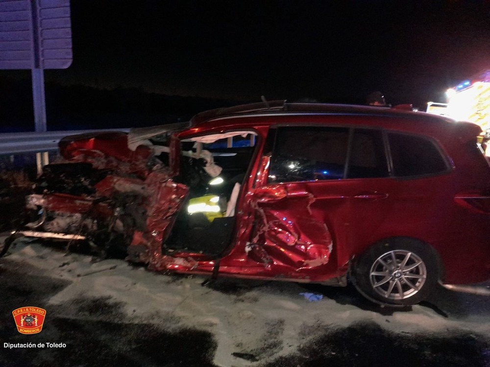 Tres heridos, uno guardia civil, en un accidente en Burguillos