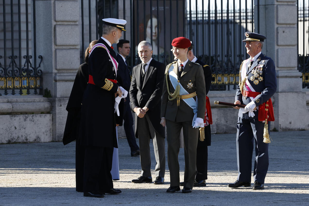 Pascua Militar en el Palacio Real en Madrid