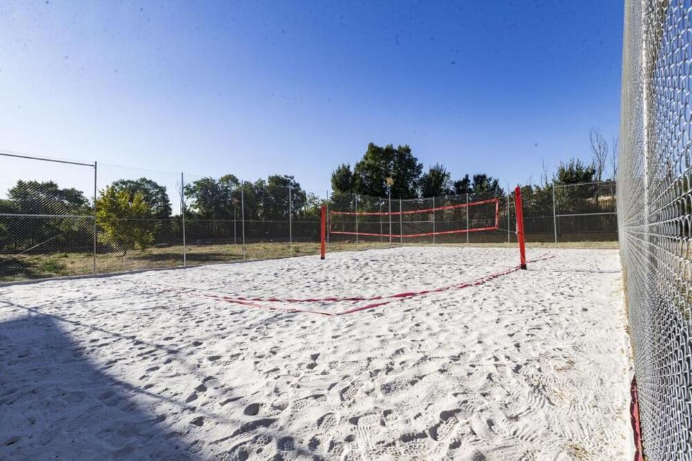 Nueva pista de voley playa en la Fábrica de Armas.