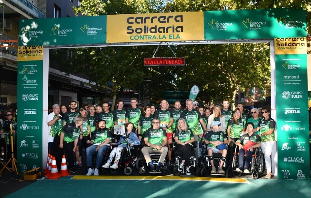 En la carrera solidaria contra la ELA recaudaron más de 66.000 euros para investigación y tratamientos.