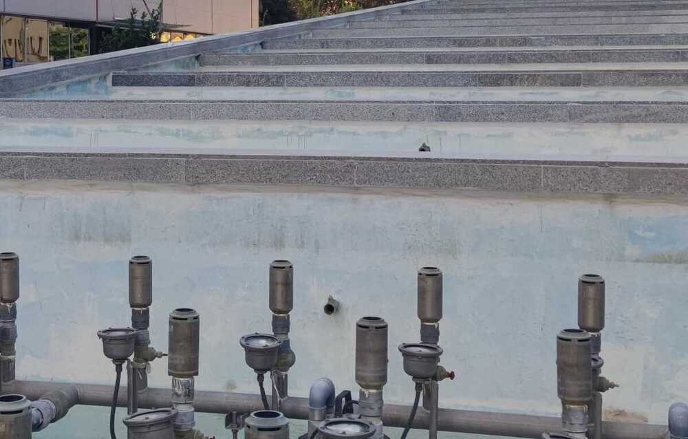 Mejoran la imagen de la fuente de la avenida de Toledo