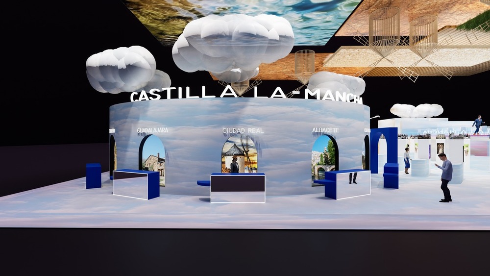 El estand de Fitur de Castilla-La Mancha te llevará 'al cielo'