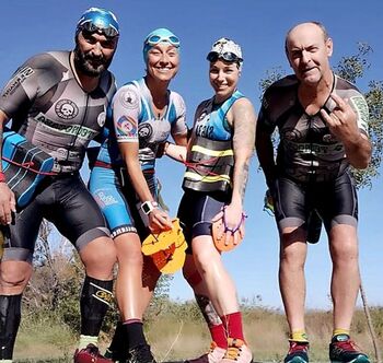 El club triatlón Dark Side, al campeonato de España de swimrun