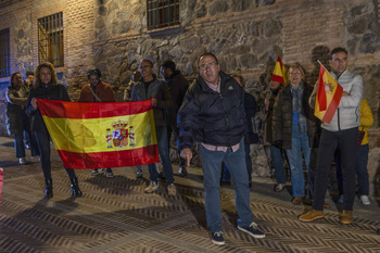 La protesta contra la amnistía mengua en su segunda noche