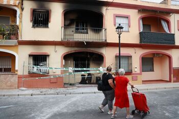 El incendio de Guillena se produjo al explotar un móvil