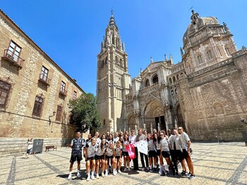 Lozano recibe a equipos del Trofeo 'Ciudad de Toledo' Femenino