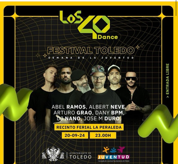 La Peraleda acogerá el concierto 'Los40 Dance Festival'