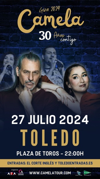 Camela actuará en Toledo el próximo 27 de julio