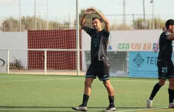 Pepe Delgado, el mejor del Toledo en Las Pirámides