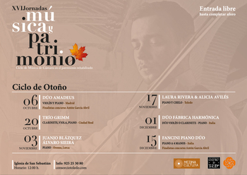 Llega el Ciclo de Música y Patrimonio de otoño este domingo