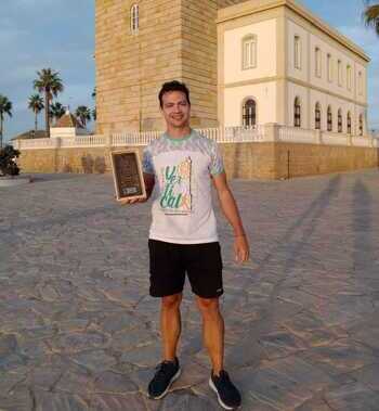 Tercer puesto para Christian López en el faro de Chipiona