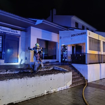 Incendio en una churrería de Toledo