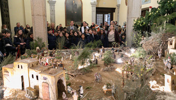 Inaugurado el tradicional belén del Ayuntamiento de Toledo